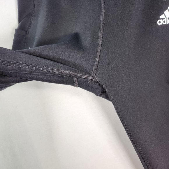 Womens Adidas Leggings Athletic Ankle Pants Size Small Skinny Leg Used - Picture 12 of 13